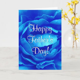 Happy Vaderdag Blue Roos II Kaart