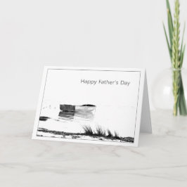 Happy Vaderdag Boat Kaart