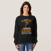 Happy Vaderdag Border Terrier Dog Pap Voor Mannen Trui (Voorkant volledig)