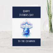 Happy Vaderdag Bowling Bowler Bowl Kaart (Voorkant)