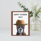 Happy Vaderdag Boxer briefkaart (Staand voorkant)