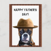 Happy Vaderdag Boxer briefkaart (Voorkant)