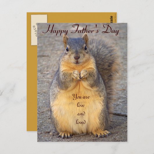 Happy Vaderdag_ Briefkaart (Voorkant / Achterkant)