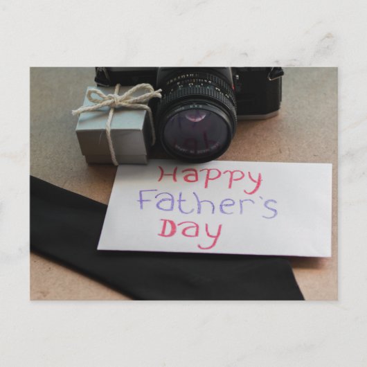 Happy Vaderdag Briefkaart (Voorkant)