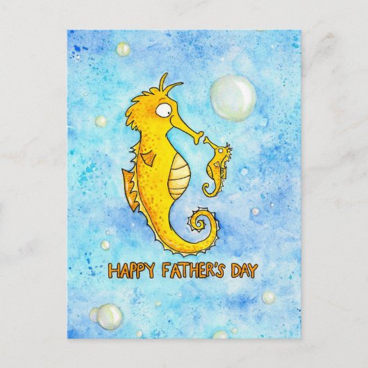Happy Vaderdag Briefkaart (Voorkant)