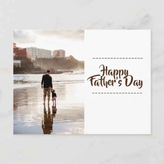 Happy Vaderdag Briefkaart (Voorkant)