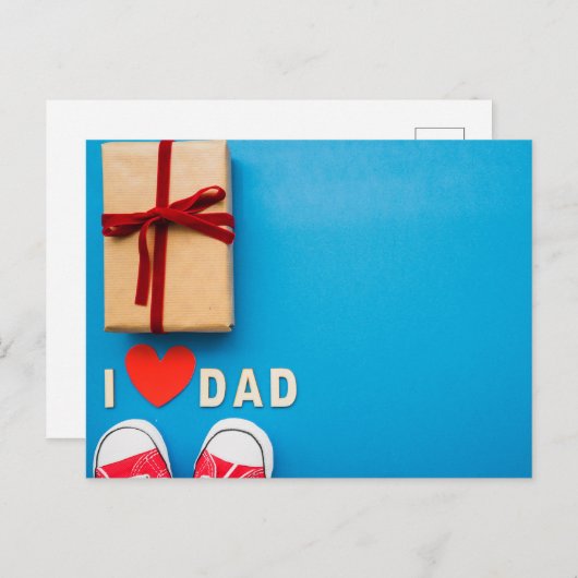 Happy Vaderdag Briefkaart (Voorkant / Achterkant)