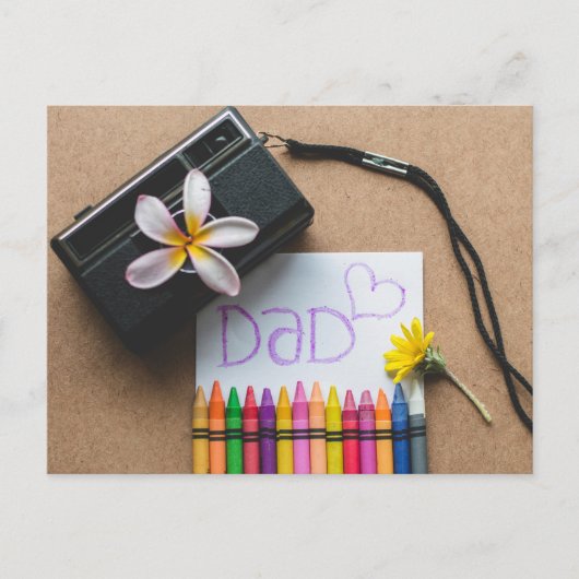 Happy Vaderdag Briefkaart (Voorkant)