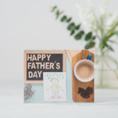 Happy Vaderdag Briefkaart (Staand voorkant)