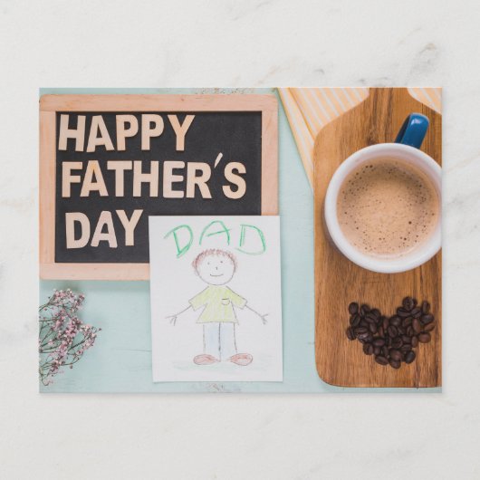 Happy Vaderdag Briefkaart (Voorkant)