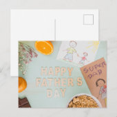 Happy Vaderdag Briefkaart (Voorkant / Achterkant)