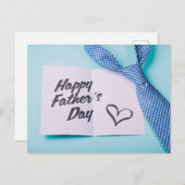 Happy Vaderdag Briefkaart (Voorkant / Achterkant)