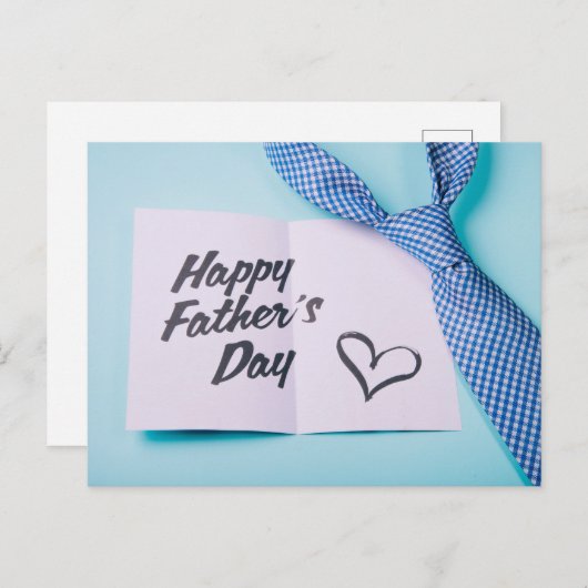 Happy Vaderdag Briefkaart (Voorkant / Achterkant)