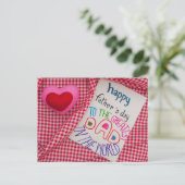 Happy Vaderdag Briefkaart (Staand voorkant)