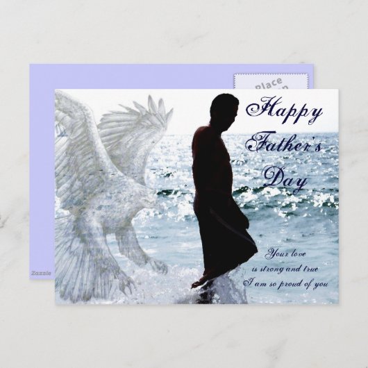 Happy Vaderdag_ Briefkaart (Voorkant / Achterkant)