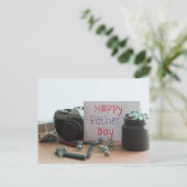 Happy Vaderdag Briefkaart (Staand voorkant)