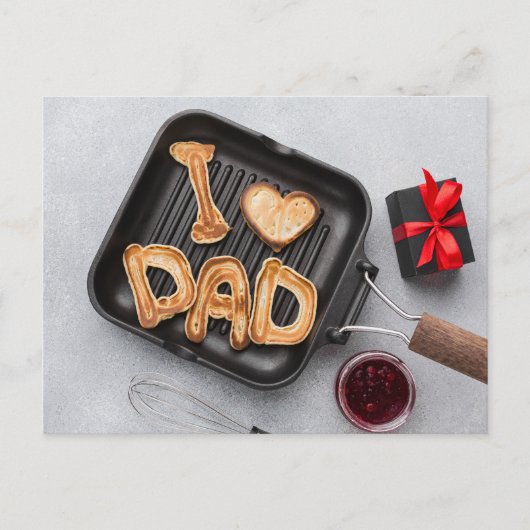 Happy Vaderdag Briefkaart (Voorkant)