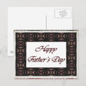 Happy Vaderdag Briefkaart (Voorkant / Achterkant)