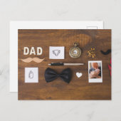 Happy Vaderdag Briefkaart (Voorkant / Achterkant)