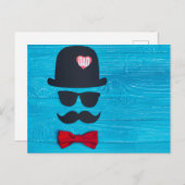 Happy Vaderdag Briefkaart (Voorkant / Achterkant)