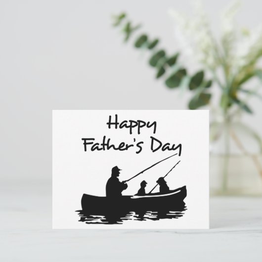 Happy Vaderdag Briefkaart (Staand voorkant)