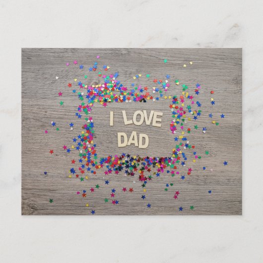 Happy Vaderdag Briefkaart (Voorkant)