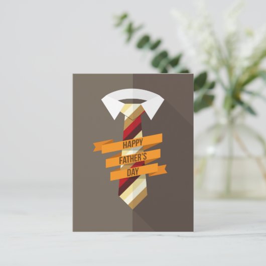 Happy Vaderdag Briefkaart (Staand voorkant)