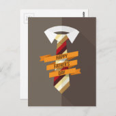 Happy Vaderdag Briefkaart (Voorkant / Achterkant)
