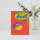 Happy Vaderdag Briefkaart (Staand voorkant)