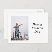 Happy vaderdag briefkaart (Voorkant / Achterkant)