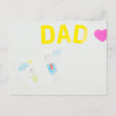 Happy Vaderdag Briefkaart (Voorkant)