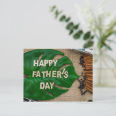 Happy Vaderdag Briefkaart (Staand voorkant)