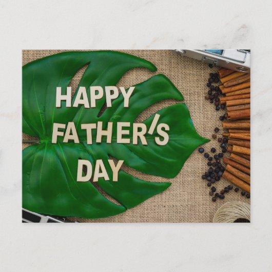 Happy Vaderdag Briefkaart (Voorkant)