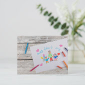 Happy Vaderdag Briefkaart (Staand voorkant)