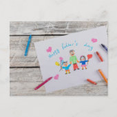 Happy Vaderdag Briefkaart (Voorkant)