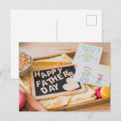 Happy Vaderdag Briefkaart (Voorkant / Achterkant)