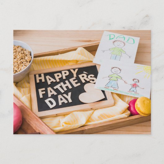 Happy Vaderdag Briefkaart (Voorkant)