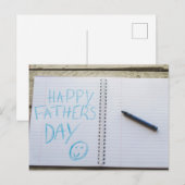Happy Vaderdag Briefkaart (Voorkant / Achterkant)