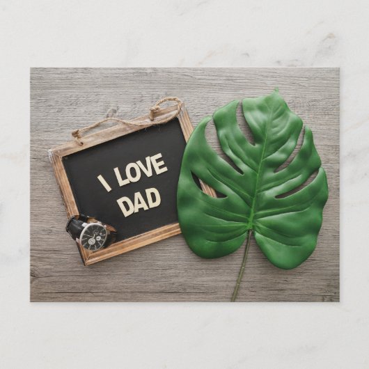 Happy Vaderdag Briefkaart (Voorkant)