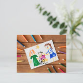 Happy Vaderdag Briefkaart (Staand voorkant)