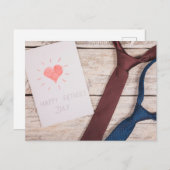 Happy Vaderdag Briefkaart (Voorkant / Achterkant)