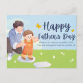 Happy vaderdag briefkaart (Voorkant)