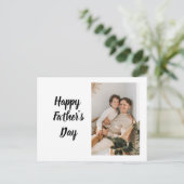 Happy Vaderdag Briefkaart (Staand voorkant)