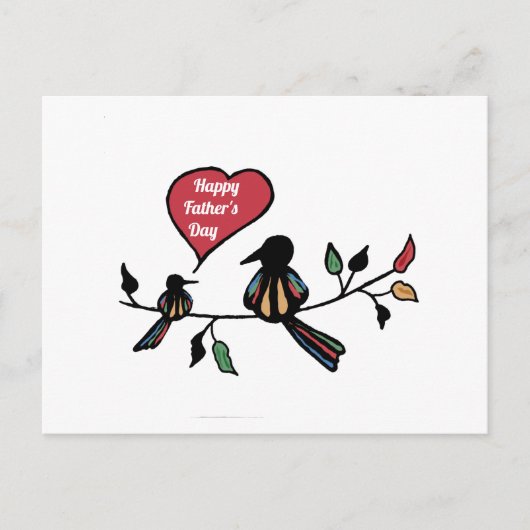 Happy vaderdag briefkaart (Voorkant)