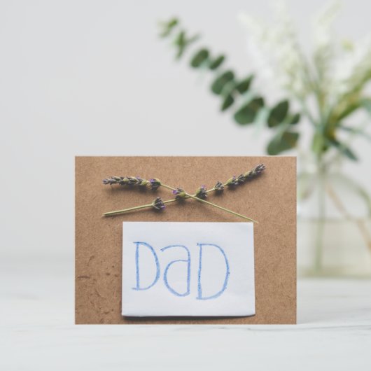 Happy Vaderdag Briefkaart (Staand voorkant)