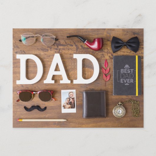 Happy Vaderdag Briefkaart (Voorkant)