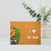 Happy Vaderdag Briefkaart (Staand voorkant)