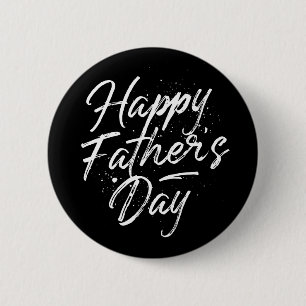 Happy Vaderdag/Button Pin Ronde Button 5,7 Cm