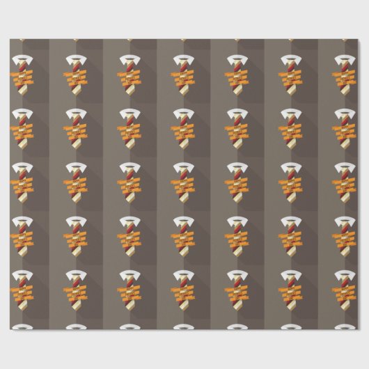 Happy Vaderdag Cadeaupapier (Vlak)