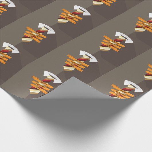 Happy Vaderdag Cadeaupapier (Hoek)